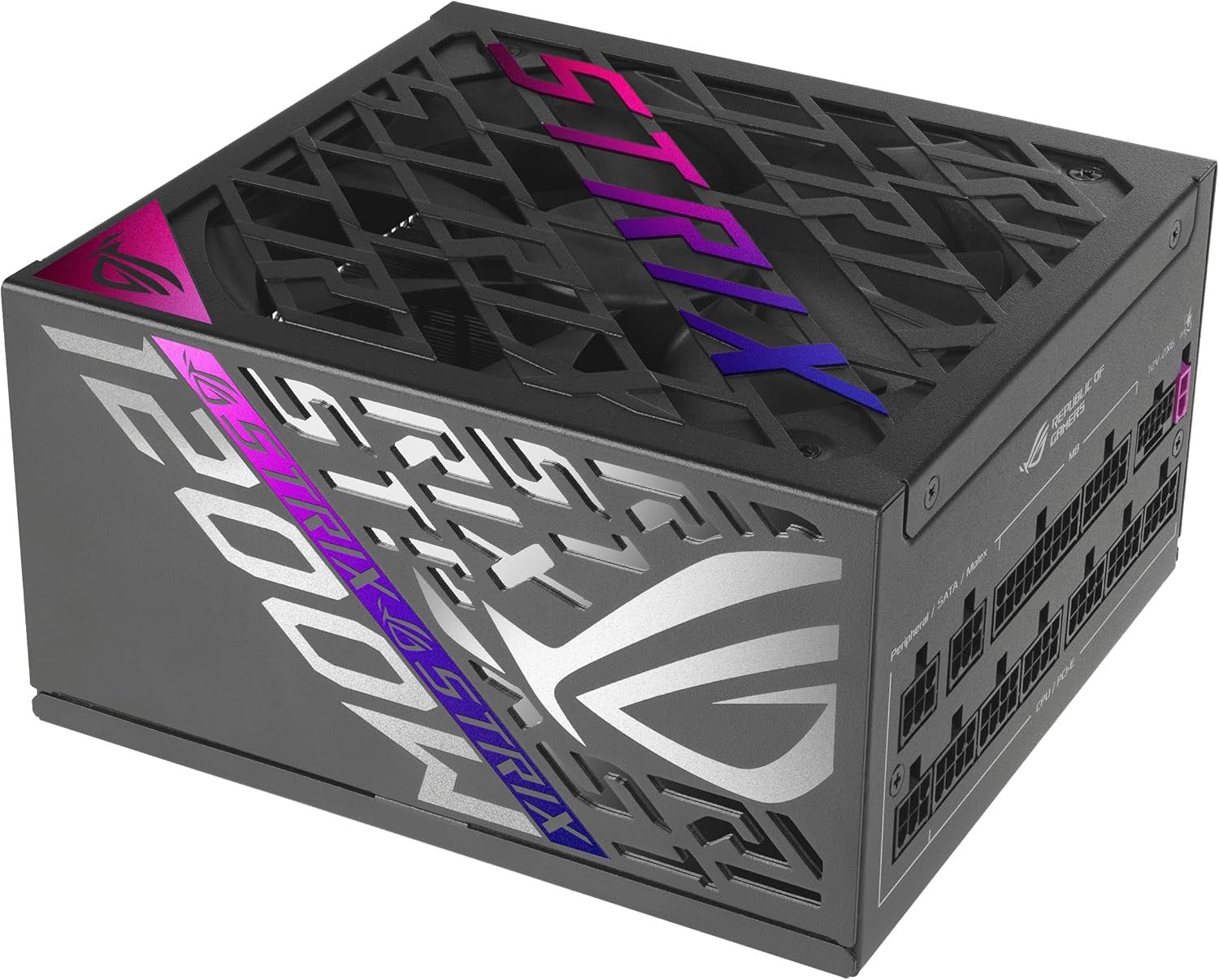 ROG Strix 1200W Platinum (Fully Modular Power Supply, 80 plus Platinum Certified, ATX 3.1, Gan MOSFET, Gpu-First Intelligent Voltage Stabilizer, 10-Year Warranty)