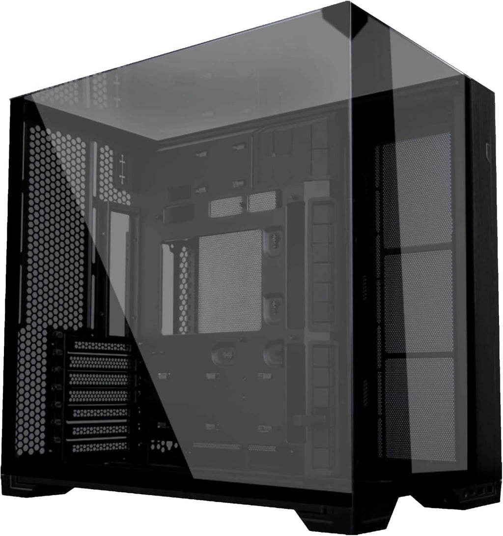 O11 Vision Compact Black-Steel-Tempered Glass ATX Mid Tower Computer Case-Back Connect Support-O11Vpx