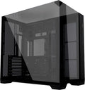 O11 Vision Compact Black-Steel-Tempered Glass ATX Mid Tower Computer Case-Back Connect Support-O11Vpx