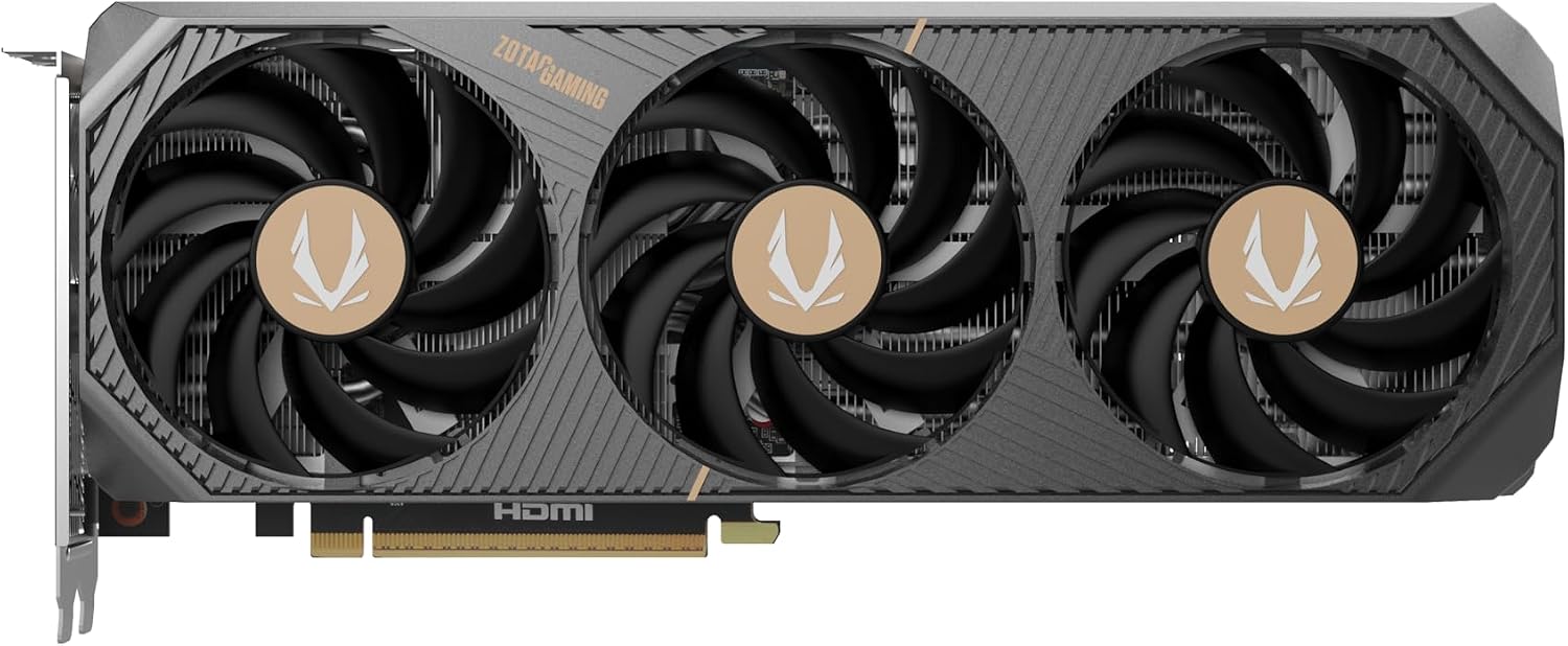 Gaming Geforce RTX 5070 Ti Solid SFF OC DLSS 4 16GB GDDR7 256-Bit 28 Gbps PCIE 5.0 Gaming Graphics Card, Icestorm 2.0 Advanced Cooling, ZT-B50710J3-10P