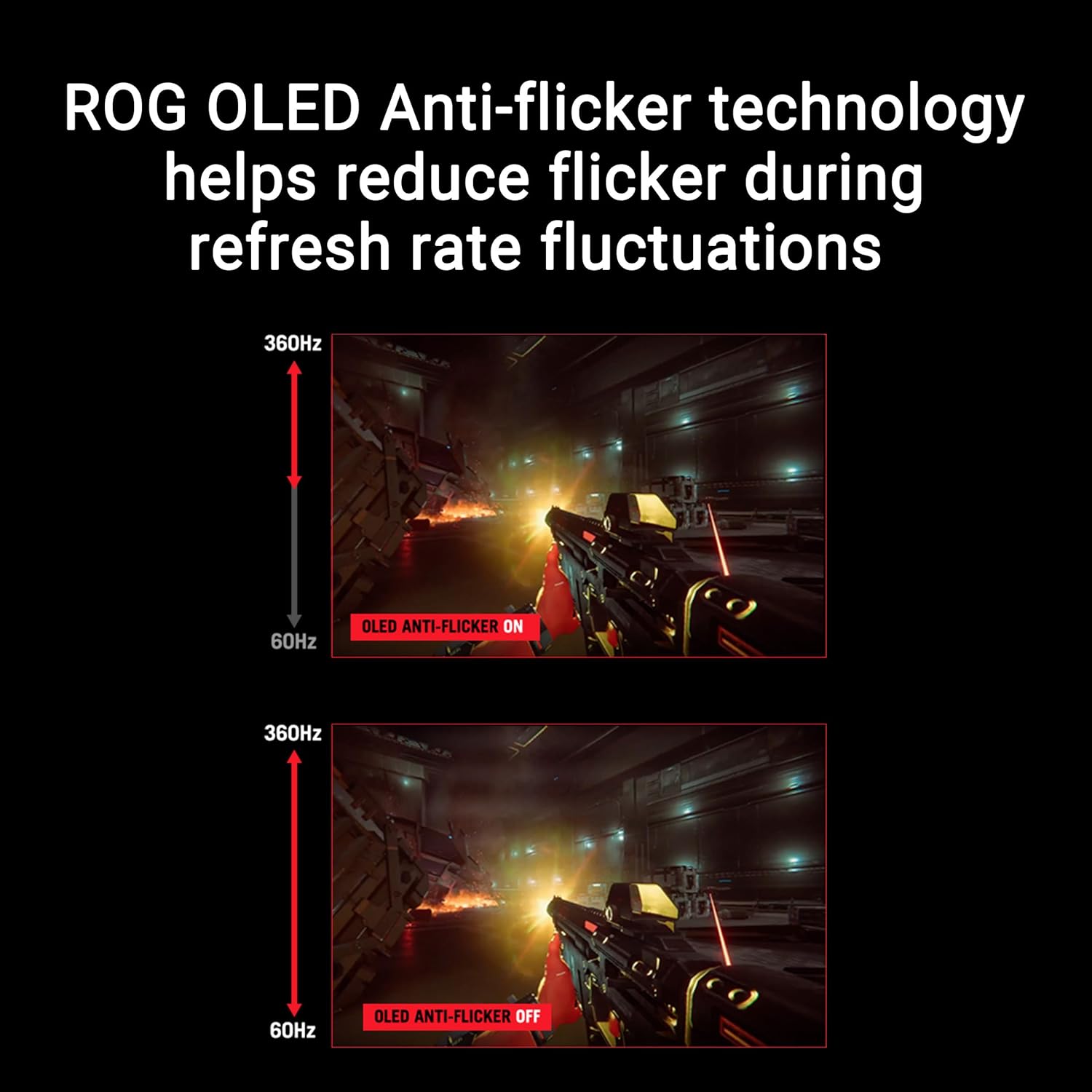 ROG Strix 26.5” 1440P QD-OLED Gaming Monitor (XG27ACDNG) -QHD (2560X1440), 360Hz, 0.03Ms, Custom Heatsink, OLED Care+, G-SYNC Compatible, 99% DCI-P3, Displaywidget, AI Gaming, 3Yr Warranty