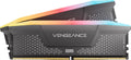 Vengeance RGB RS DDR5 RAM 16GB (2X8Gb) up to 6000Mhz CL36-44-44-96 1.35V AMD EXPO Intel XMP Computer Desktop Memory – Gray (CMG16GX5M2E6000Z36)