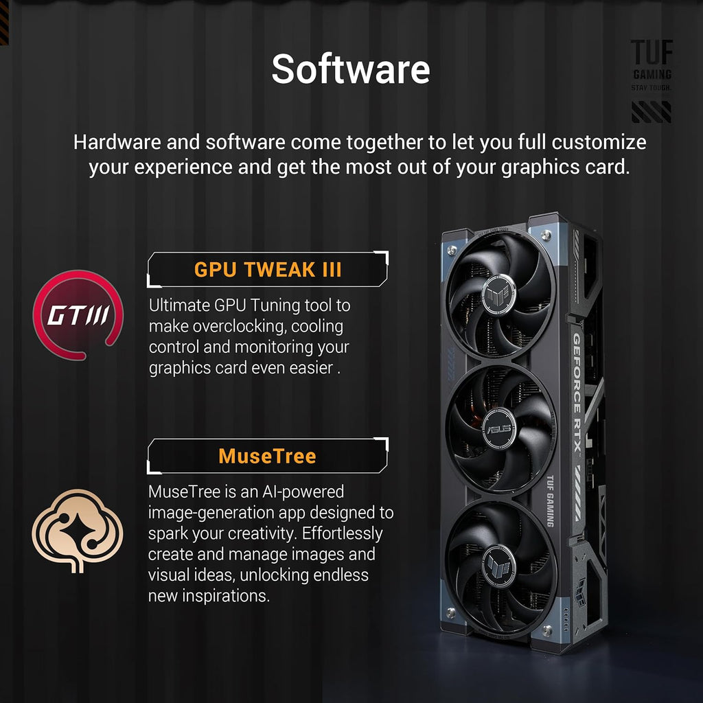 TUF Gaming Geforce RTX™ 5080 16GB GDDR7 OC Edition Graphics Card