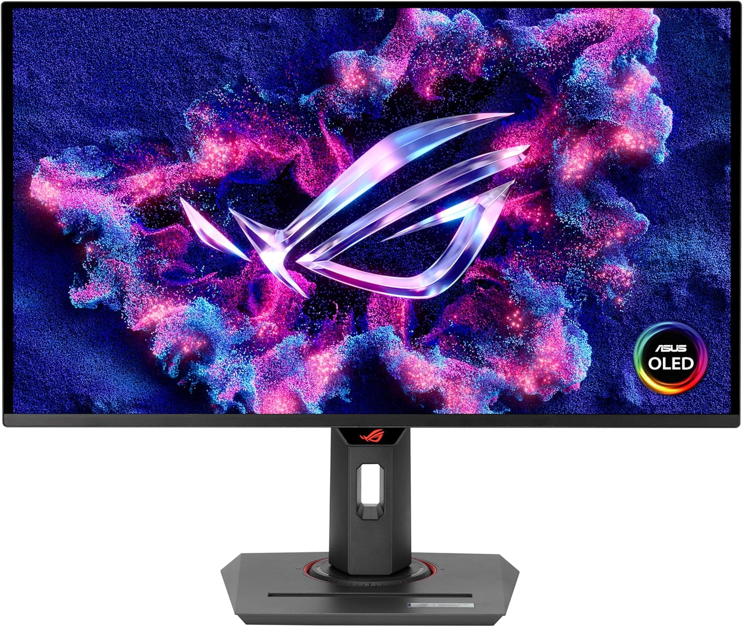 ROG Strix 26.5” 1440P QD-OLED Gaming Monitor (XG27ACDNG) -QHD (2560X1440), 360Hz, 0.03Ms, Custom Heatsink, OLED Care+, G-SYNC Compatible, 99% DCI-P3, Displaywidget, AI Gaming, 3Yr Warranty