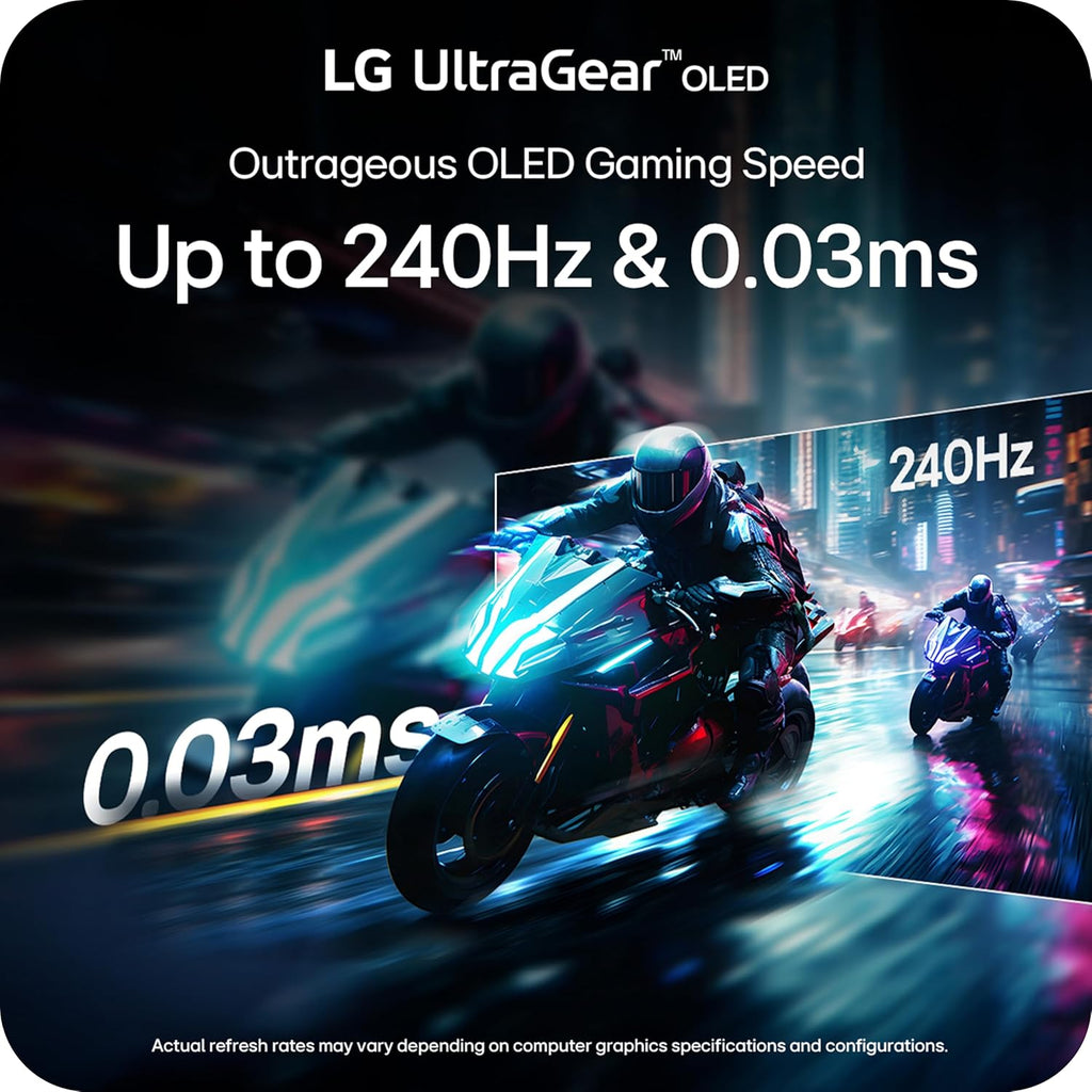 LG 45GX900A-B 45-Inch Ultragear WQHD (3440 X 1440) OLED Curved Gaming Monitor, 240Hz, 0.03Ms, NVIDIA G-Sync, VESA Displayhdr True Black 400, HDMI 2.1, Displayport, USB Type-C PD 65W, Black