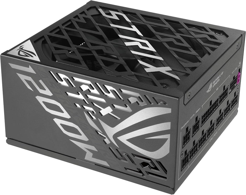 ROG Strix 1200W Platinum (Fully Modular Power Supply, 80 plus Platinum Certified, ATX 3.1, Gan MOSFET, Gpu-First Intelligent Voltage Stabilizer, 10-Year Warranty)