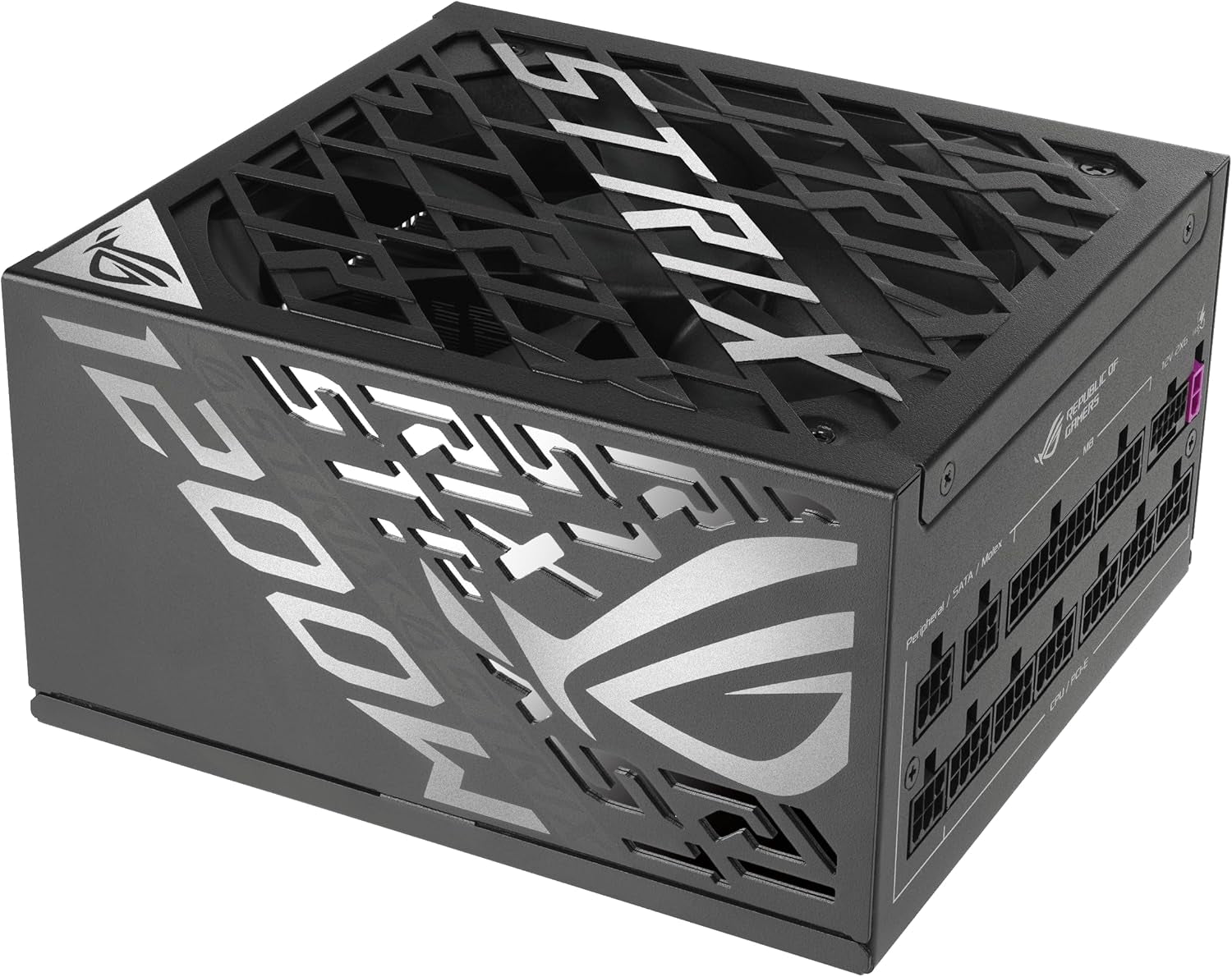 ROG Strix 1200W Platinum (Fully Modular Power Supply, 80 plus Platinum Certified, ATX 3.1, Gan MOSFET, Gpu-First Intelligent Voltage Stabilizer, 10-Year Warranty)